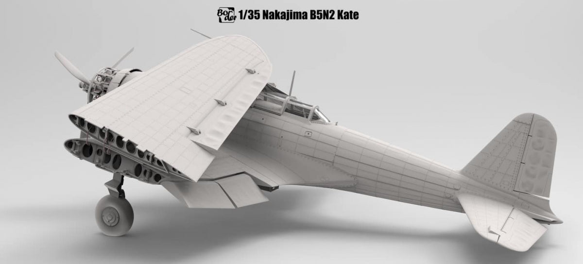 Maquette Border Model BF-005 Nakajima B5N2 Type 97 Bombardier d&amp;#39;attaque embarqué « Kate » avec intérieur complet, échelle 1/35 – image 4