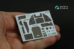Intérieur imprimé en 3D et coloré sur papier décalcomanie pour Hawker Typhoon (Airfix) - Quinta Studio QD24002 (Porte de voiture) - Échelle 1/24 – immagine 7