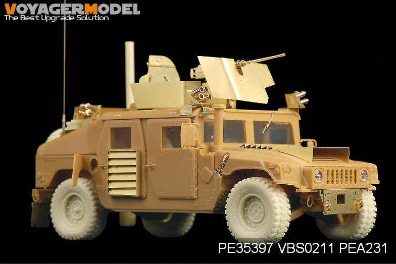 Voyager Modèle PEA231 Roues de route modernes pour la famille HUMVEE avec roue de secours (GP) 1/35  – imagen 2