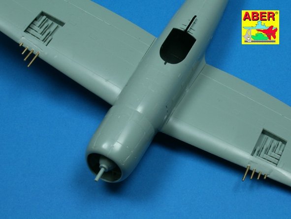 Aber A48 109 Set of 8 turned cal .50 (12,7mm) U.S. Browning M2 barrels for P-47 Thunderbolt 1/48 – zdjęcie 2