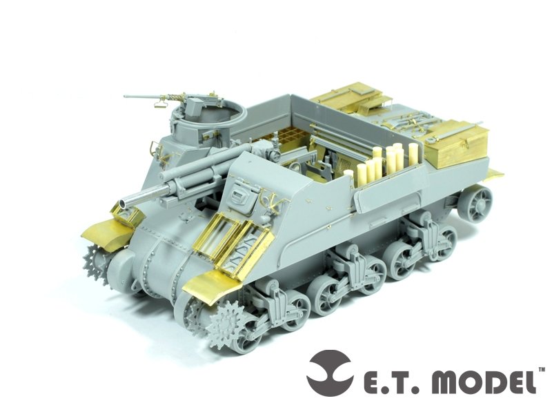 ET Model S35-005 WWII US M7 Priest Mid Production Value Package pour DRAGON 6637 1/35 – immagine 3