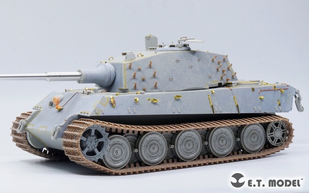 ET Model P35-069 Chenille fonctionnelle simple KingTiger allemand de la Seconde Guerre mondiale (18 dents, version tardive) (Impression 3D) 1/35 – Bild 4