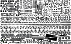 Pontos 22001F2 BISMARCK 1941 Kit de détail de base Ver.2 (1/200) – image 5