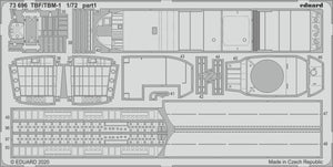 Eduard 73696 TBF/TBM-1 Avenger 1/72 HASEGAWA – immagine 3