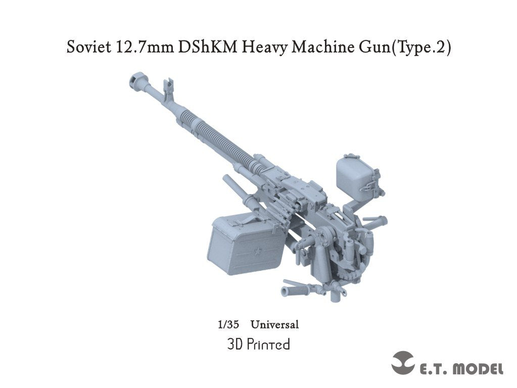 E.T. Model P35-247 Soviet 12.7mm DShKM Heavy Machine Gun(Type.2) 1/35 – zdjęcie 2