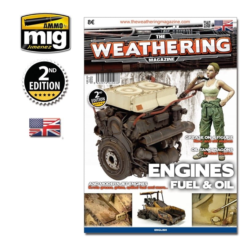AMMO of Mig Jimenez 4503 - The Weathering Magazine - Engines Fuel &amp;amp; Oil (English Version)