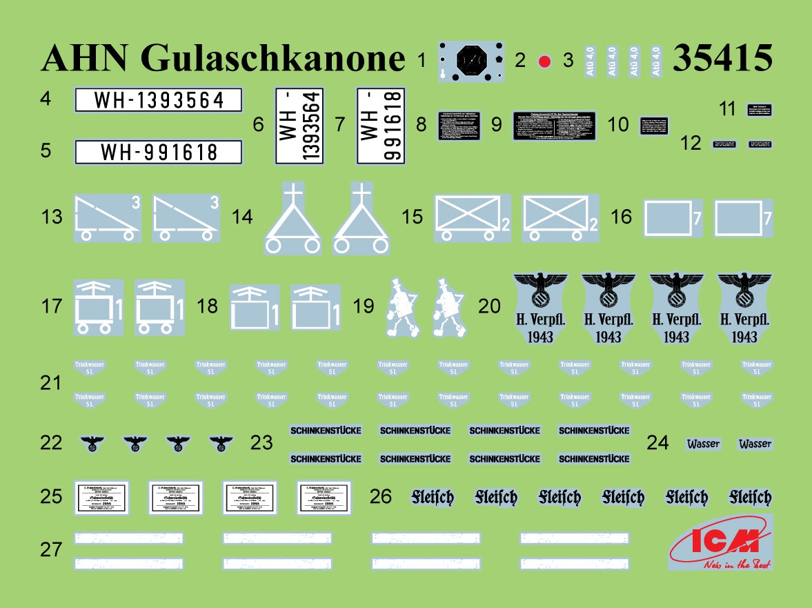 ICM 35421 AHN Gulaschkanone avec cuisiniers 1/35 – imagen 2