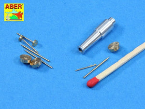 Aber 35l-175 Ensemble de canons pour char soviétique T-28 Early : 1 x KT-28 (76,2 mm), 3 x mitrailleuses DT (7,62 mm) 1/35 – Bild 2