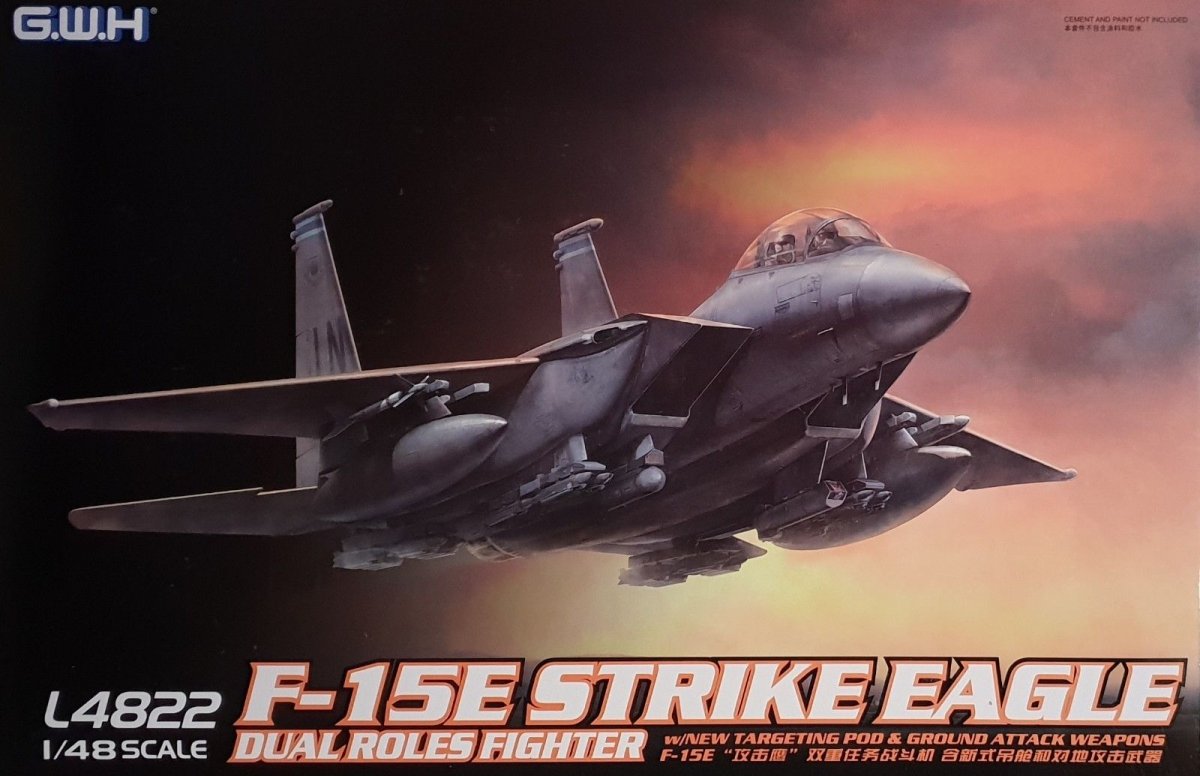 Maquette Great Wall Hobby L4822 F-15E Strike Eagle Chasseur à double rôle 1/48