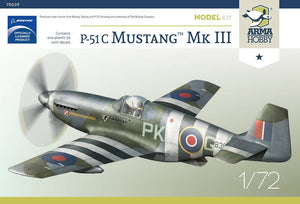 Maquette Arma Hobby 70039 P-51C Mustang Mk III au 1/72