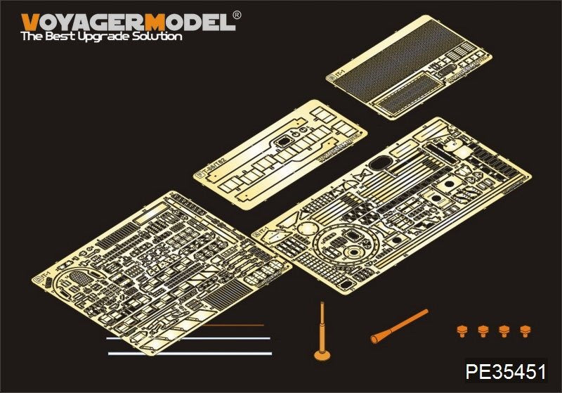 Maquette Voyager PE35451 Char lance-missiles russe IT-1 (modèle de base pour TRUMPETER 05541, échelle 1/35)