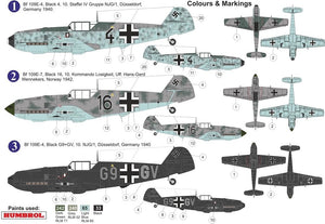 Maquette AZ7666 Bf 109E-4/7 « Chasseur de nuit » au 1/72 – immagine 2