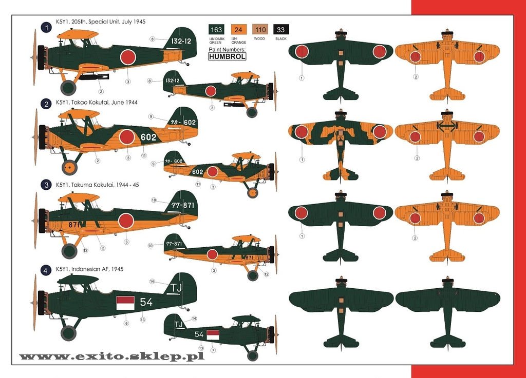 AZ Modèle AZ7424 Yokosuka/Kawanishi K5Y2 Akatombo Type 93 (1/72) – image 2