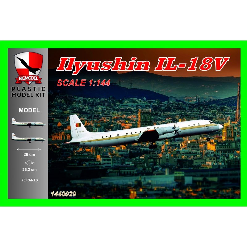 Maquette Big Model 1440029 IL-18V Air Mali 1/144