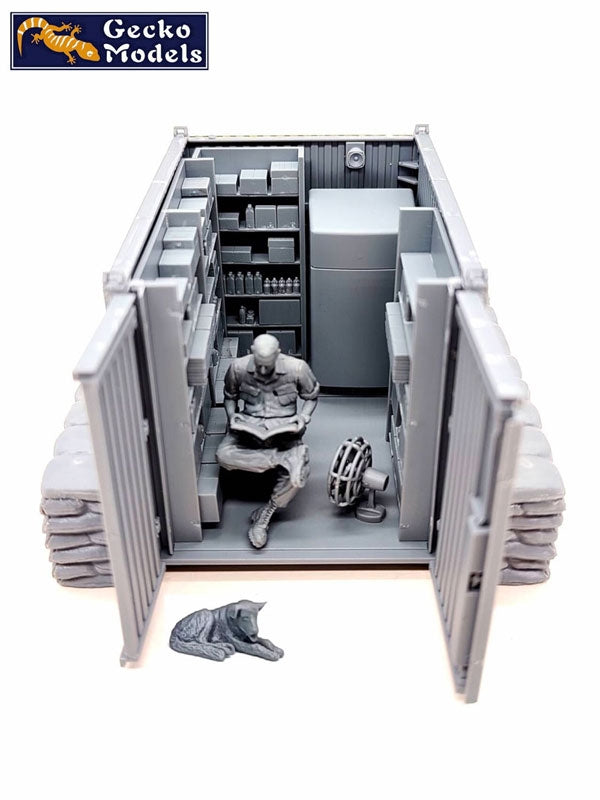 Maquette Gecko Models 35GM0118 Mini magasin dans une base militaire américaine (époque de la guerre du Vietnam) 1/35 – imagen 6