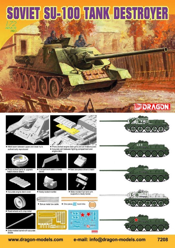 Dragon 7208 SU-100 soviétique (1/72) – image 2