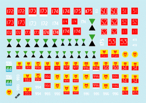 Star Decals 35-967 8e et 33e brigades blindées britanniques 1/35 – image 2