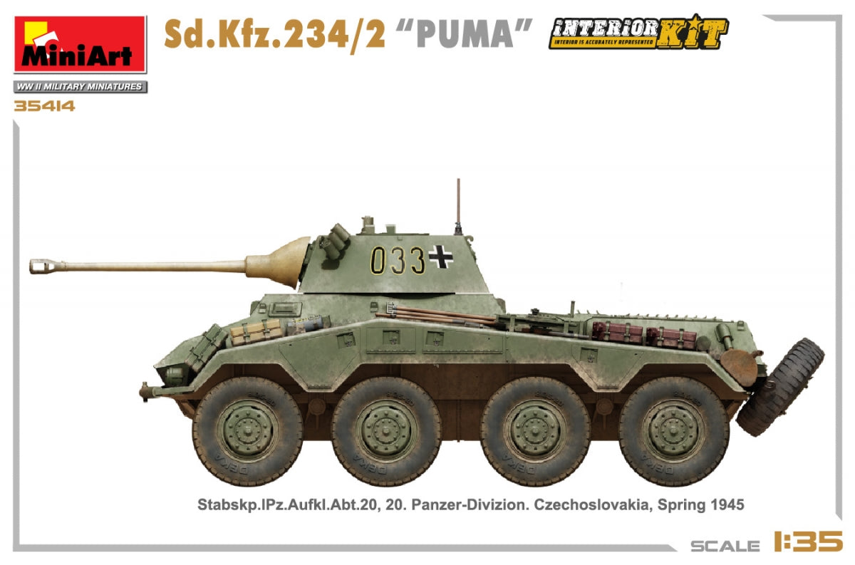 MiniArt 35419 SD.KFZ.234/2 PUMA 1/35 – immagine 8