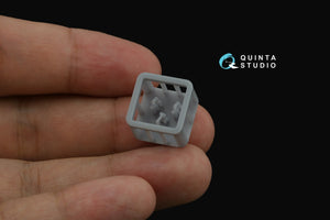 Intérieur imprimé en 3D et coloré sur papier décalcomanie (Trumpeter) pour Su-27UB de Quinta Studio QD+72178 (avec pièce en résine imprimée en 3D) à l&amp;#39;échelle 1/72 – Bild 10