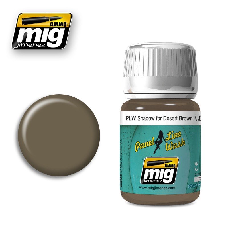 Munitions Mig Jimenez 1621 PLW SHADOW FOR DESERT BROWN 35 ml