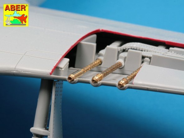 Aber A32108 Set of 6 turned U.S. cal .50 (12,7mm) Browning M2 barrels for P-51 Mustang 1/32 – zdjęcie 8