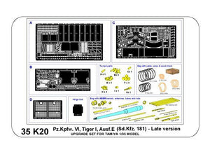 Aber 35K20 Pz.Kpfw. VI Ausf.E (Sd.Kfz.181) Tiger I – Late version 1/35 – zdjęcie 11