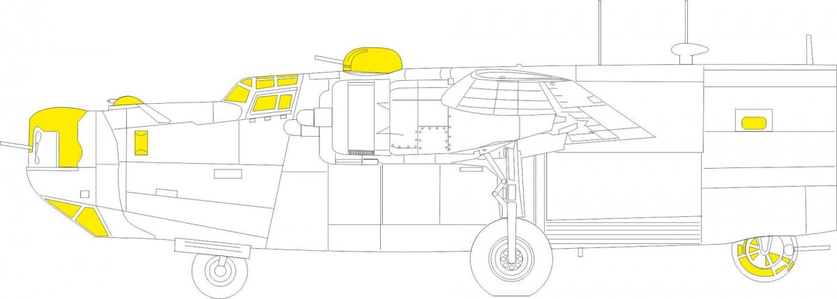 Eduard BIG72183 B-24H AIRFIX 1/72 – immagine 8