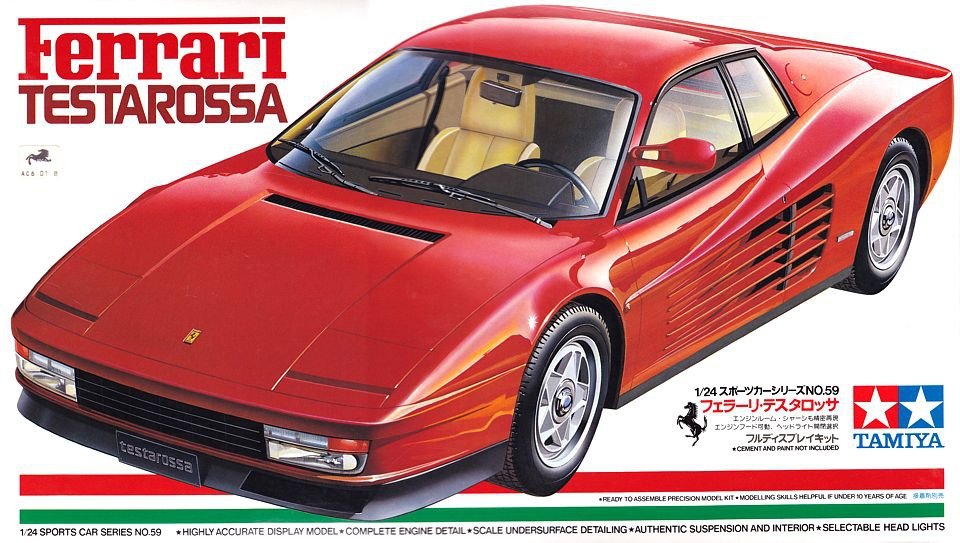 Tamiya 24059 Ferrari Testarossa (1/24)