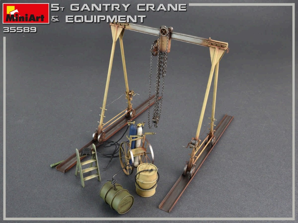 MiniArt 35589 Grue portique de 5 tonnes et équipement 1/35 – Bild 3