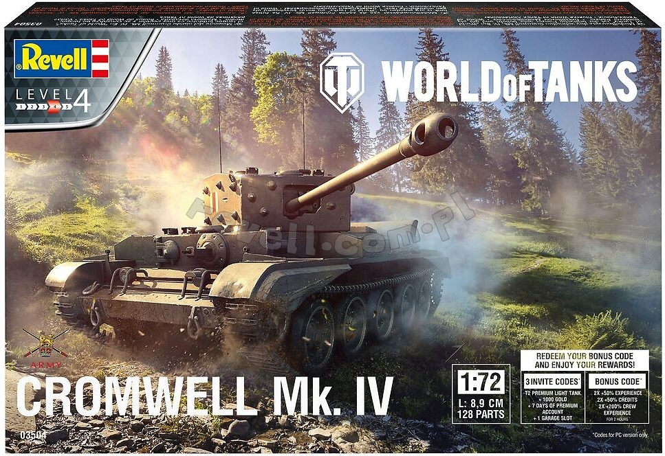 Revell 03504 Cromwell Mk. IV World of Tanks 1/72 