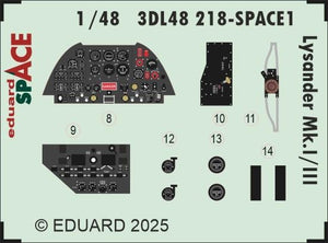 Eduard 3DL48218 Lysander Mk. I/III SPACE AIRFIX 1/48 – image 3