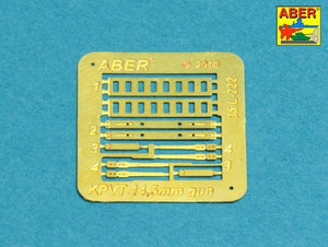 Aber 35L-222 Ensemble de 2 canons pour mitrailleuses russes KPVT de 14,5 mm utilisées sur ZPU-2 ou ZPU-4 (1/35) – immagine 7