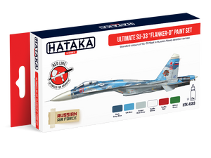 Hataka HTK-AS83 Ultimate Su-33 Flanker-D ensemble de peinture (6x17ml)