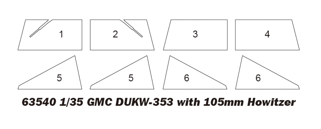 J&amp;#39;adore le kit 63540 GMC DUKW-353 avec obusier de 105 mm au 1/35 – image 4