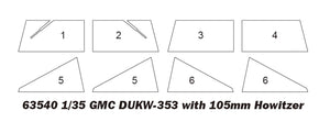J&amp;#39;adore le kit 63540 GMC DUKW-353 avec obusier de 105 mm au 1/35 – image 4