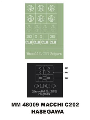 Montex MM48009 Macchi C202 HASEGAWA