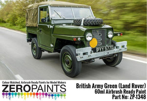 Peinture Zero Paints ZP-1348 Vert armée britannique (Land Rovers) 60 ml