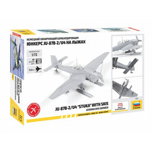 Zvezda 7323 Ju-87B2/U4 &amp;quot;StuKa&amp;quot; avec skis Bombardier en piqué allemand 1/72 – immagine 2