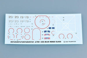 Trumpeter 05719 USS MOUNT WHITNEY LCC-20 1997 1/700 – image 5