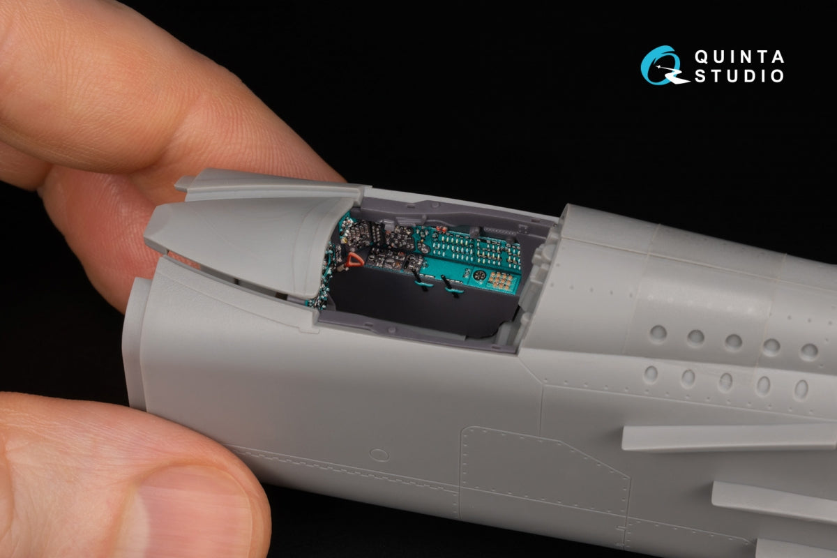 Quinta Studio QD+48558 MiG-25RB/MiG-25RBT Intérieur imprimé en 3D et coloré sur papier décalcomanie (ICM) (avec pièces en résine imprimées en 3D) 1/48 – immagine 11
