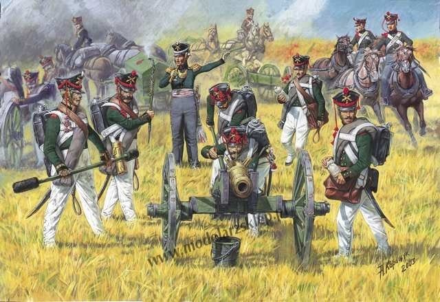 Zvezda 8022 Artillerie russe 1812-1814 1/72