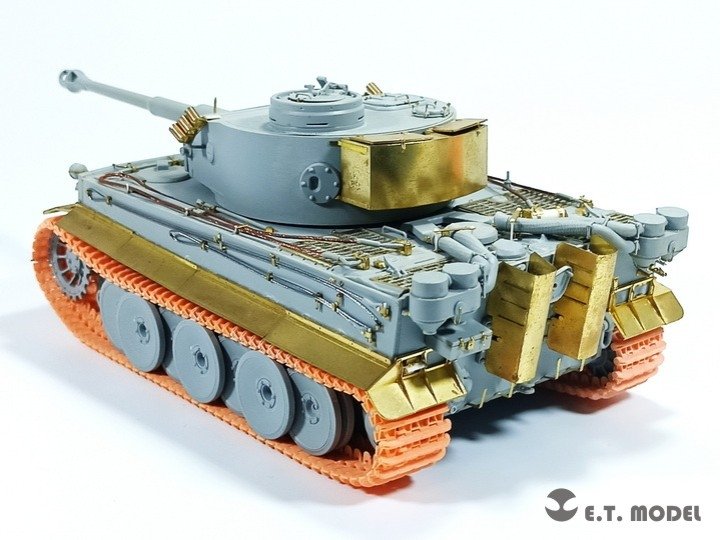 ET Model P35-004 Maquette de char allemand TIGER I de la Seconde Guerre mondiale (chenille fonctionnelle, impression 3D) à l&amp;#39;échelle 1/35 – immagine 7