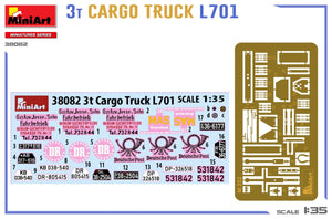 Camion cargo MiniArt 38082 3T L701 1/35 – imagen 2