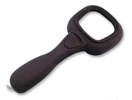 Loupe de poche Lightcraft LC1901 avec support intégré / Loupe portable, LED, grossissement 4x