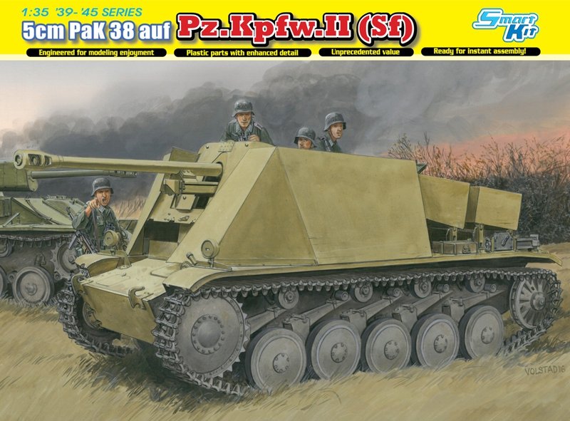 Dragon 6721 5cm PaK 38 au Pz.Kpfw.II (Sf) 1/35