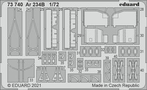 Eduard 73740 Ar 234B HOBBY 2000 / DRAGON 1/72 – imagen 2