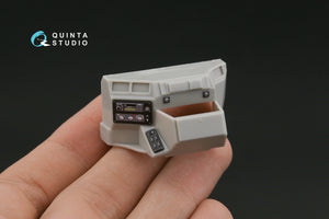 Intérieur imprimé en 3D et coloré sur papier décalcomanie Quinta Studio QD24004 Hummer H1 (MENG) 1/24 – image 9