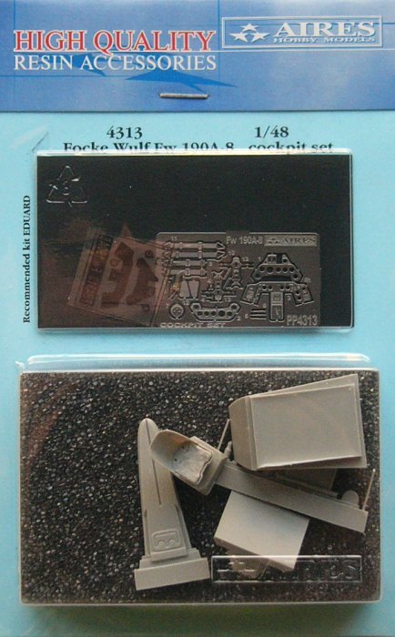 Maquette de cockpit Aires 4313 Fw 190A-8 au 1/48 Eduard