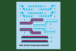 Hobby Boss 82494 Char d&amp;#39;infanterie léger soviétique T-26 Mod.1931 (1/35) – image 8