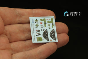 Intérieur imprimé en 3D et coloré sur papier décalcomanie Quinta Studio QD48360 Stearman Pt-17 Kaydet (Revell) à l&amp;#39;échelle 1/48 – Bild 5